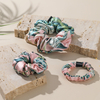 Printed Pattern Mulberry Silk Large Scrunchies for Girls Whlesales Bulk Price