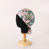 Ready To Ship 19mm Printed 100% Mulberry Silk bonnet with tie
