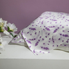 19/22/25mm Envelope Closure/ Hidden Zipper Mulberry Silk Pillowcase Wholesale with Printed Pattern-Lavender