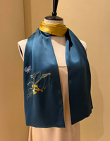 Embroidered Silk Scarves (2)(1)