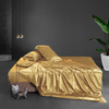 Factory Price Mulberry Silk Flat Sheet with Pillowcase 3pcs(1*flat sheet+2*pillowcases)